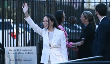 Trump recebeu na Casa Branca Corina Machado e a medalha do Nobel da Paz
