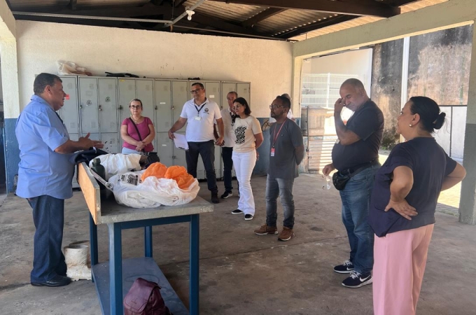 Equipe da Zoonoses de Louveira participa de capacitação sobre Borrifação Residual contra mosquito Aedes Aegypti