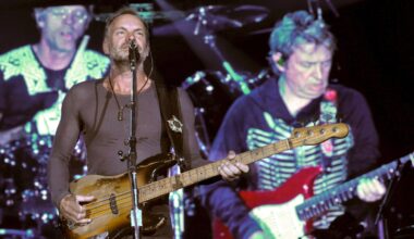 Sting e os outros membros dos The Police em guerra pelos direitos de autor