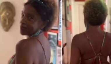 Elisa Lucinda posa de biquíni fio-dental