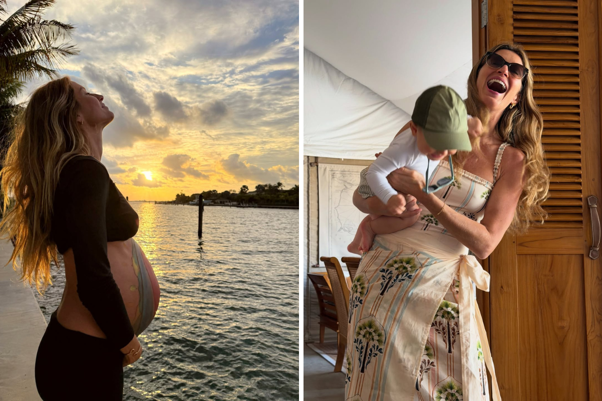 Gisele Bündchen mostra fotos inéditas do filho; veja