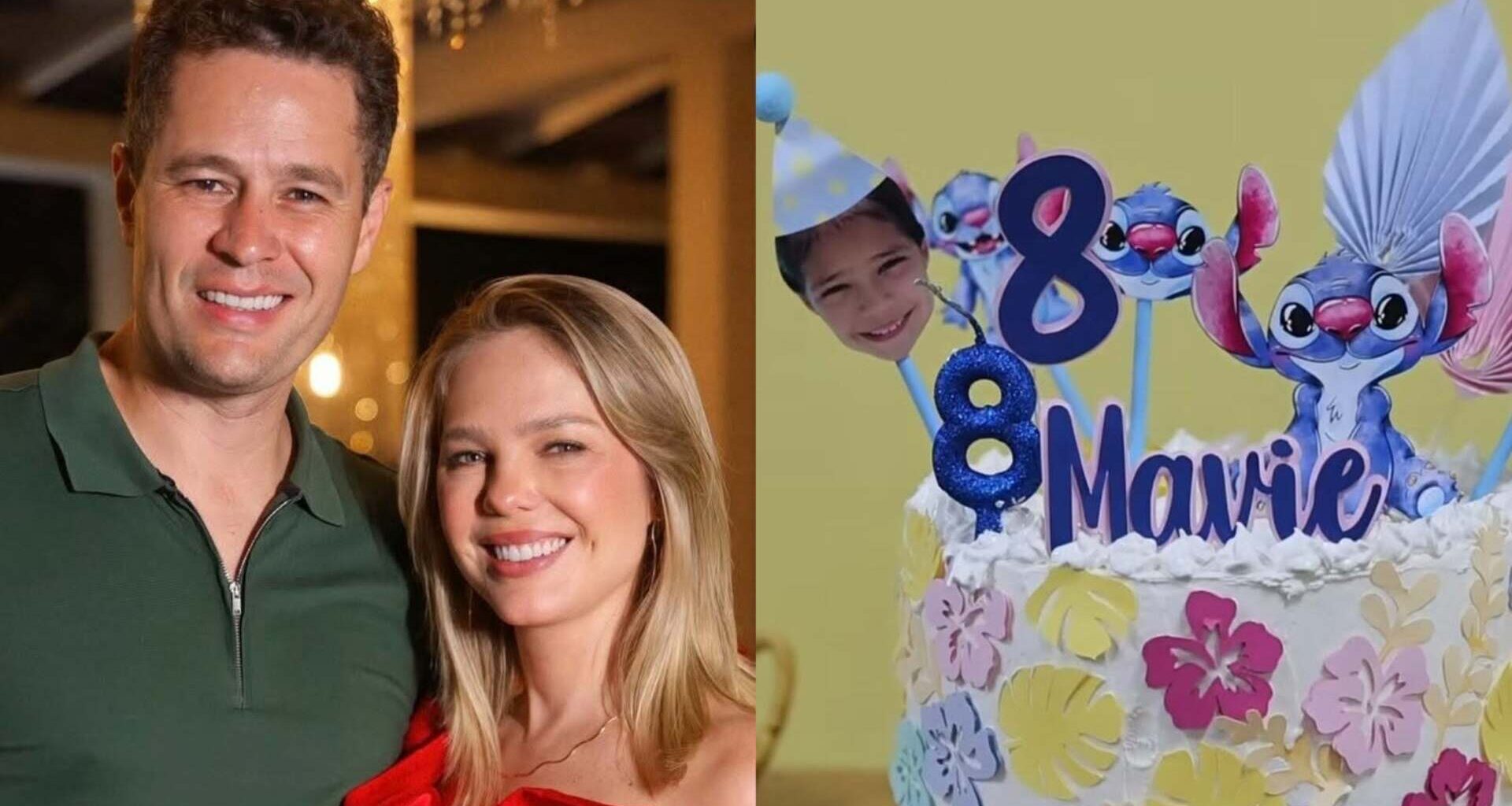 Esposa de Pedro Leonardo mostra festa da filha