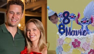 Esposa de Pedro Leonardo mostra festa da filha