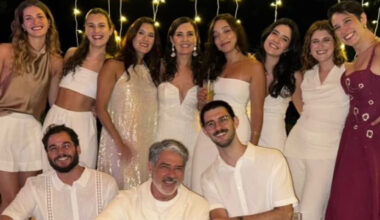 Fátima Bernardes passa réveillon com Túlio Gadêlha e William Bonner