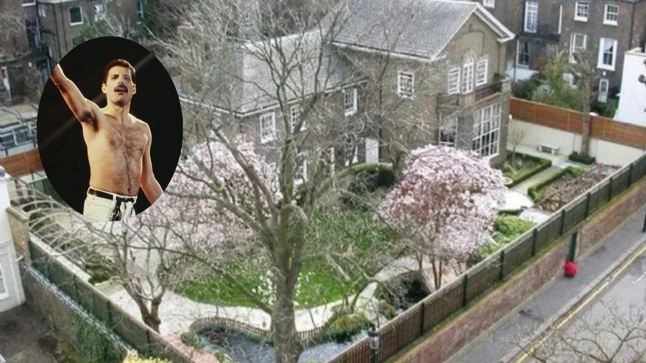 Mansão de Freddie Mercury em Londres continua sem comprador e expõe disputa familiar sobre o legado do cantor; entenda