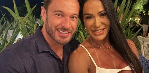 Gabriel Cardoso posta a primeira foto com Gracyanne Barbosa