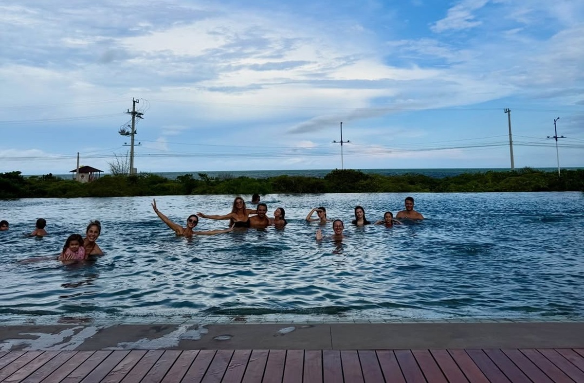 Praia Brava: Gisele Bündchen escolhe litoral catarinense para celebrar o RéveillonFoto: Redes sociais/reprodução/ND Mais