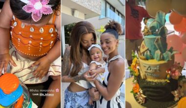 Ludmilla e Brunna Gonçalves comemoram mesversário da filha Zuri - Gshow