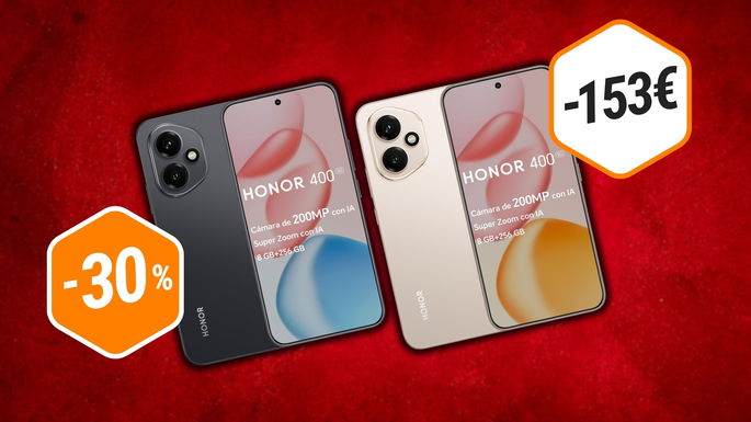 HONOR 400 com 30% de desconto na Amazon: câmara de 200 MP e câmara de 200 MP a preço reduzido