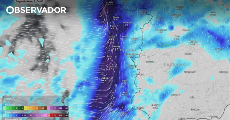 'Monções?' Todo o país sob aviso amarelo para chuva forte – Observador