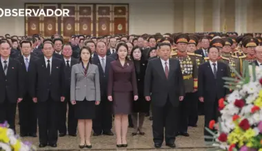 Filha de Kim Jong-Un faz visita a mausoléu do regime – Observador