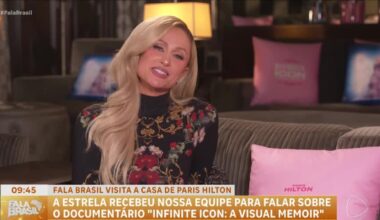 Paris Hilton recebe equipe do Fala Brasil e manda mensagem carinhosa aos fãs brasileiros – Record