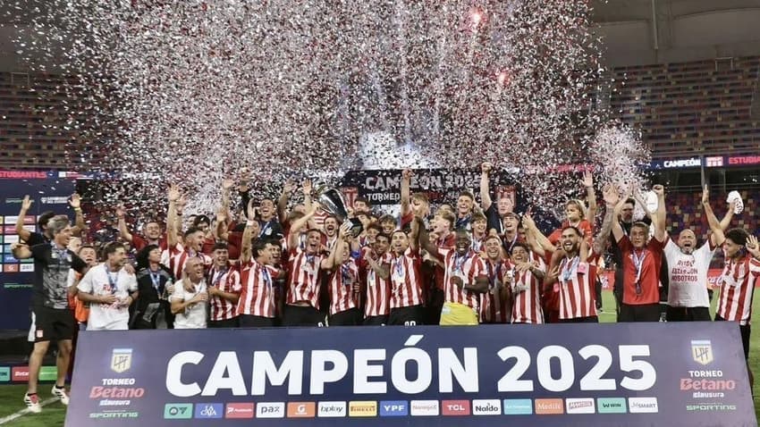 Estudiantes é o atual campeão argentino da temporada 2025