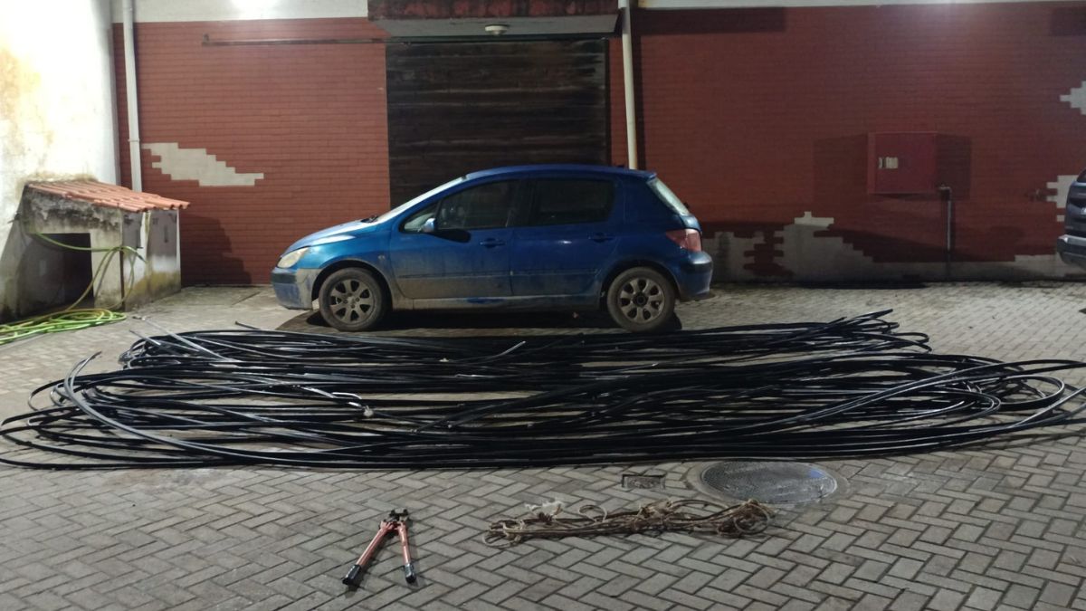 GNR apanha quatro indivíduos em flagrante por furto de fio de cobre