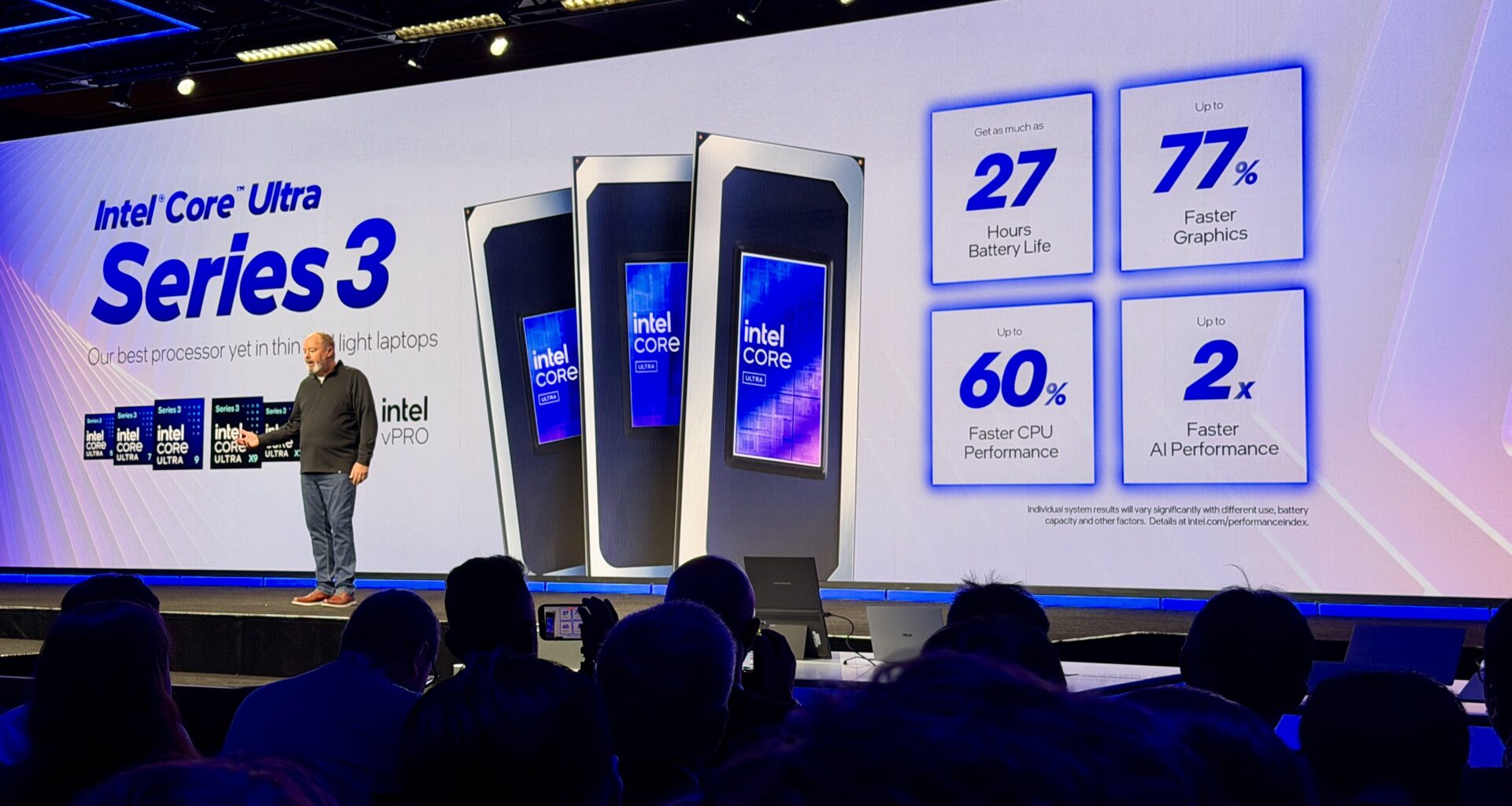 Intel anuncia processadores com IA até duas vezes mais rápida na CES 2026