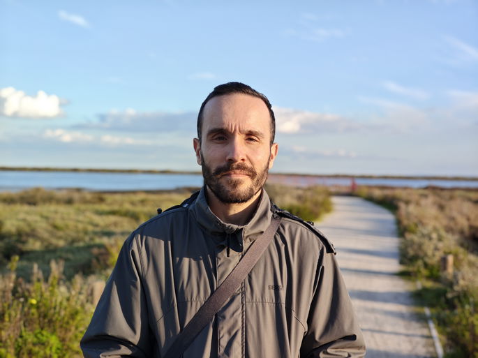 Teleobjetiva, 2,5x, modo retrato