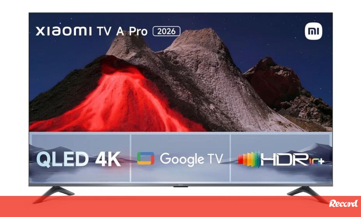 Uma bomba! A Smart TV Xiaomi QLED 55'' A PRO 2026 está a menos de 390€ nas ofertas de janeiro da PcComponentes - Tecnologia