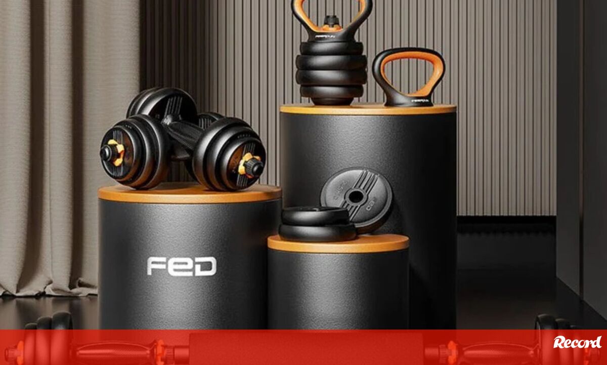 Treino completo em casa! Conheça o kit de halteres e kettlebell de 40Kg da Xiaomi em grande desconto na PcComponentes - Desporto