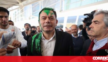 Relação confirma condenação de ativista que atirou tinta verde a Luís Montenegro - Política