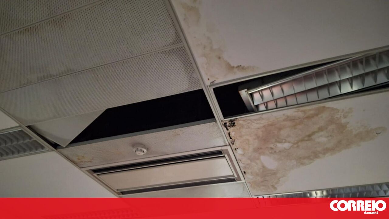 Água a pingar nos gabinetes e fita-cola a segurar tectos: Sindicato denuncia falta de condições nos tribunais - Sociedade