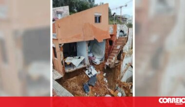 Família com quatro crianças desalojada após desabamento de casa em Setúbal - Portugal