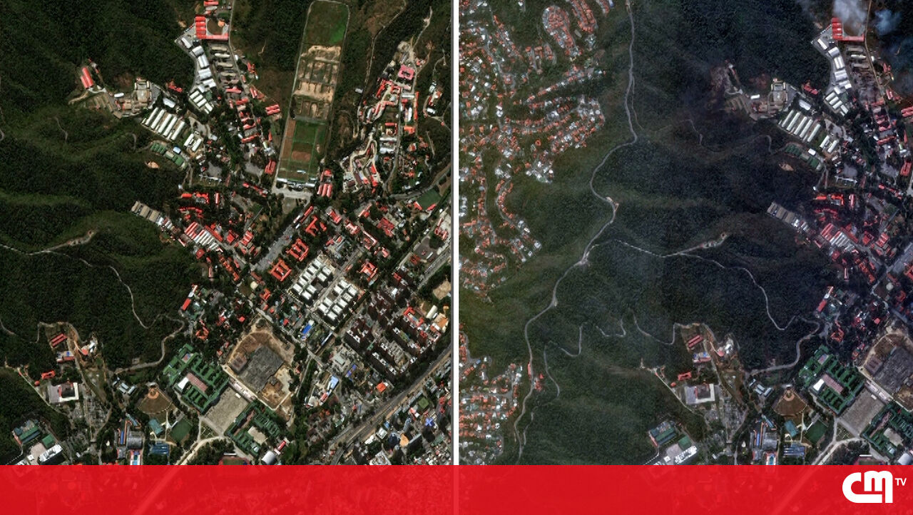Imagens de satélite mostram instalação militar em Caracas antes e depois dos ataques dos EUA - Vídeos
