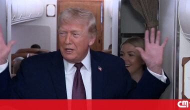 Trump faz piada sobre turbulência a bordo do Air Force One - cmjornal.pt