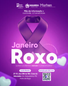 Prefeitura de Saquarema promove evento do Janeiro Roxo com programação especial de conscientização e combate à hanseníase