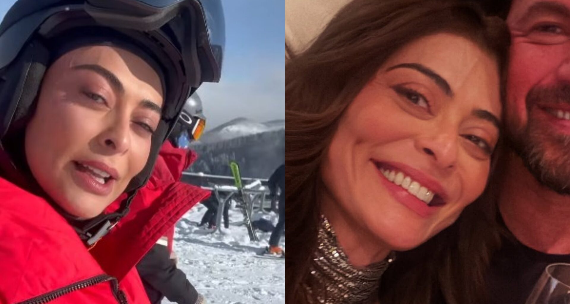 Juliana Paes mostra viagem em família