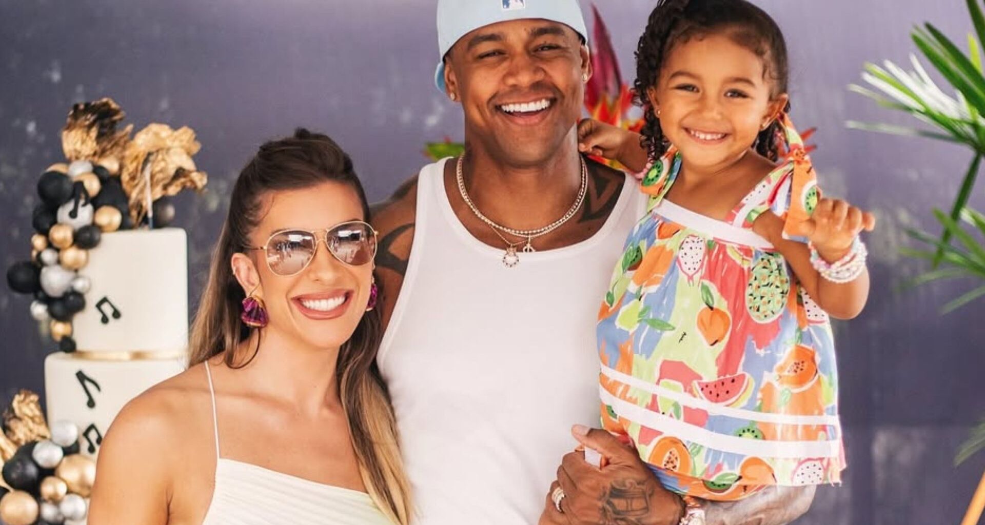 Lore Improta e Léo Santana são pais de Liz