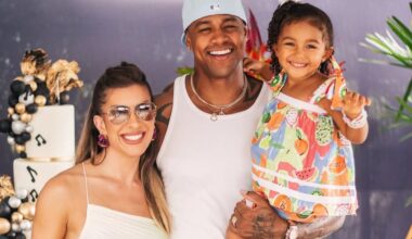 Lore Improta e Léo Santana são pais de Liz