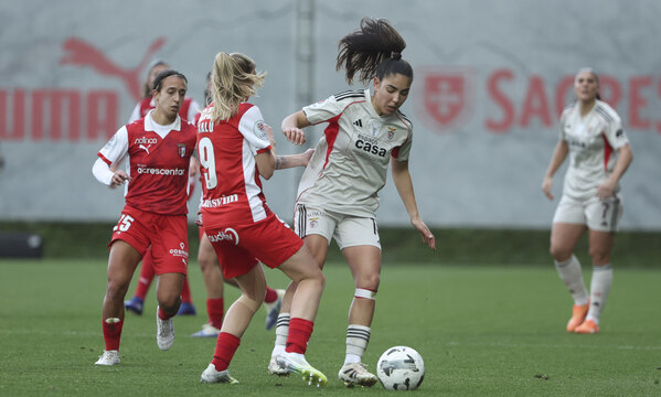 SC Braga Benfica 1 Fase Taça Liga Feminina