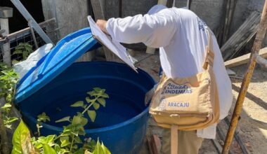 Aracaju registra baixo risco de infestação do Aedes Aegypti