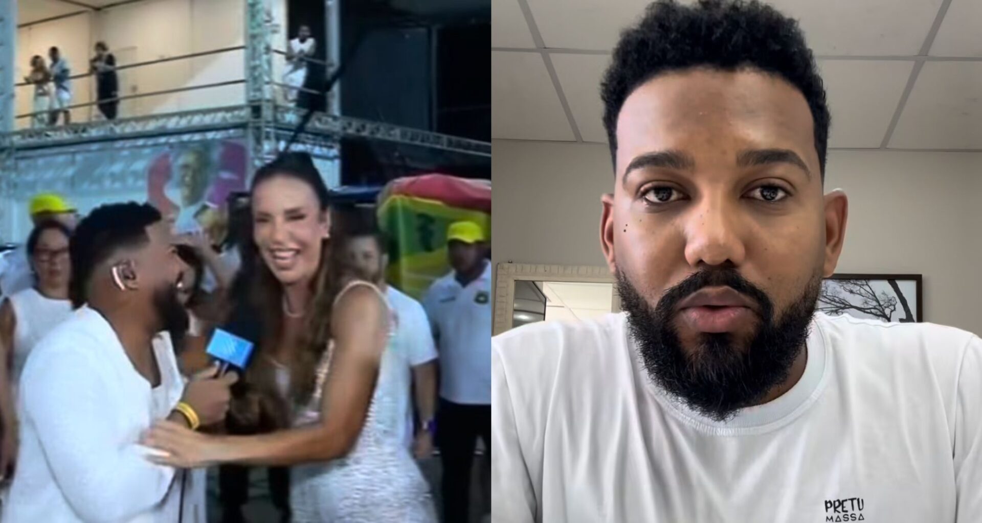 Repórter da TV Bahia brinca e faz 'carta aberta' após cuspir no rosto de Ivete Sangalo: 'Me perdoa'