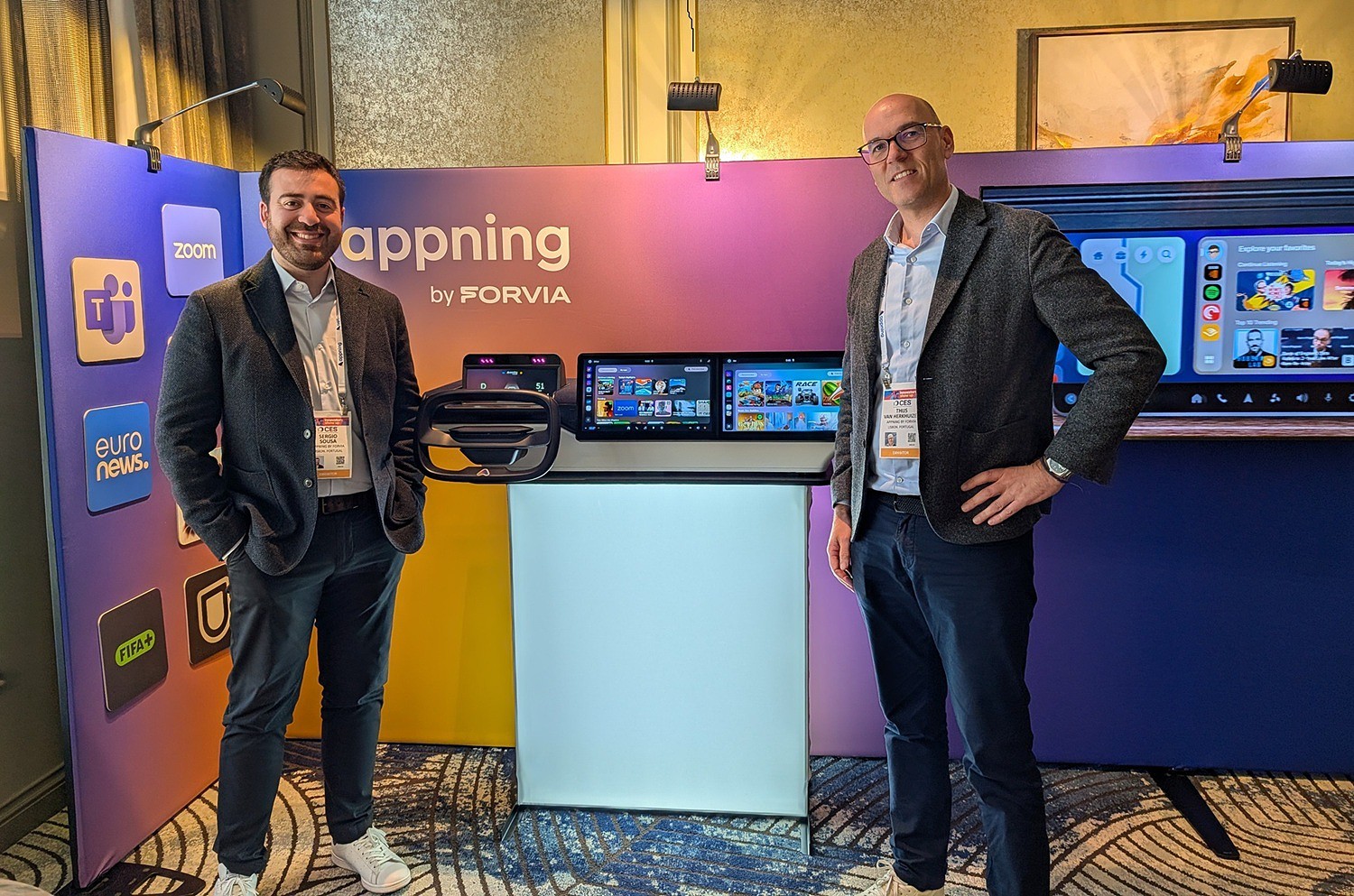 Sérgio Sousa e Thijs Van Herkhuizen da Appning by Forvia