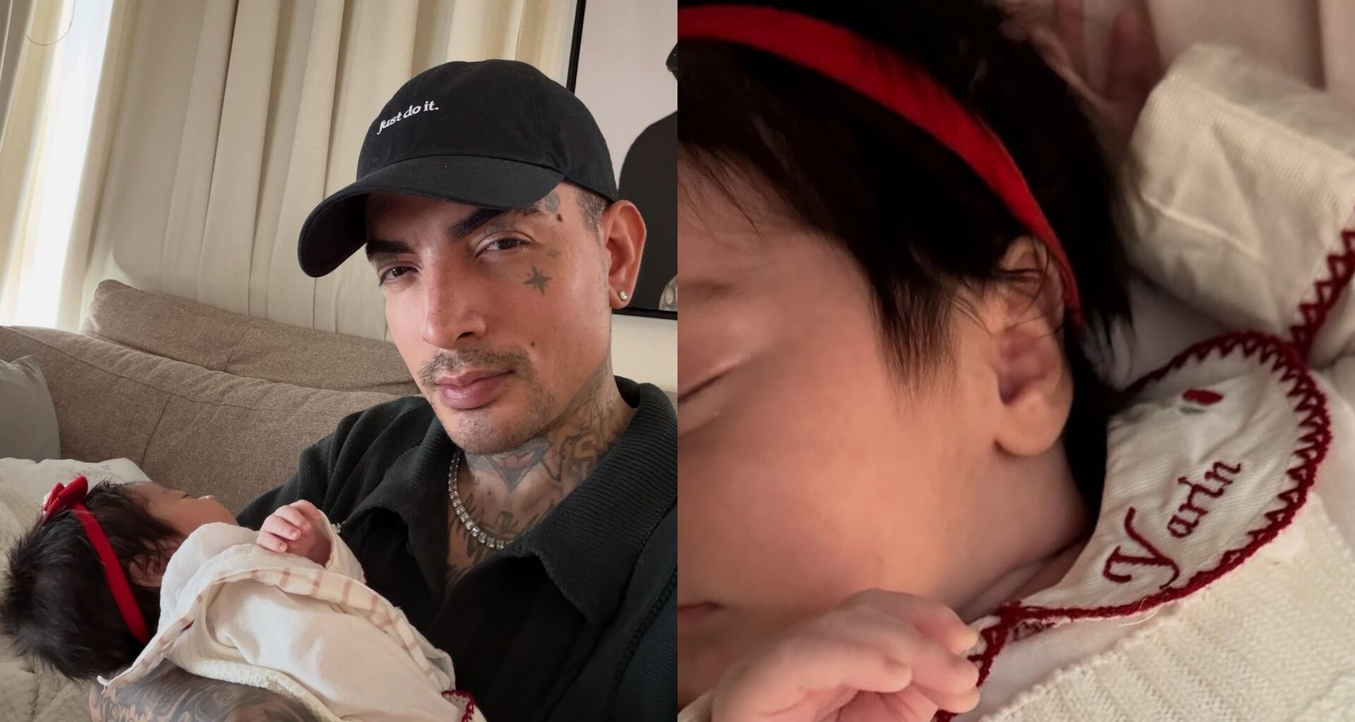 MC Guimê com a filha