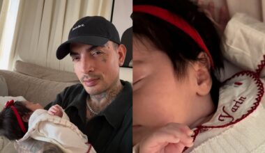 MC Guimê com a filha