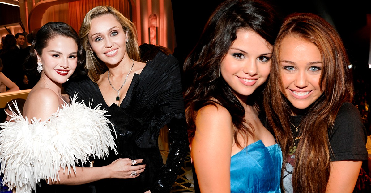 Reencontro de Miley Cyrus e Selena Gomez no Globo de Ouro deixa internet nostálgica - Gshow