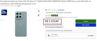 Oferta do Moto G56