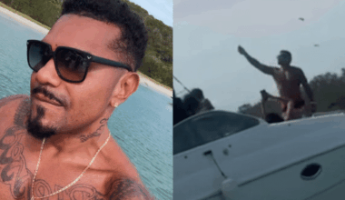 Naldo alimenta gaivotas em Cabo Frio, RJ, ato considerado crime na cidade