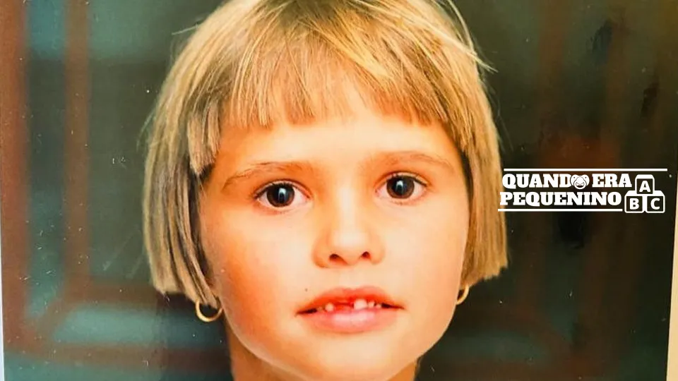 Quando era pequenina: "Tinha uma admiração gigante pelo meu pai"