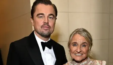 Não foi com a namorada, mas... DiCaprio levou a mãe aos Globos de Ouro