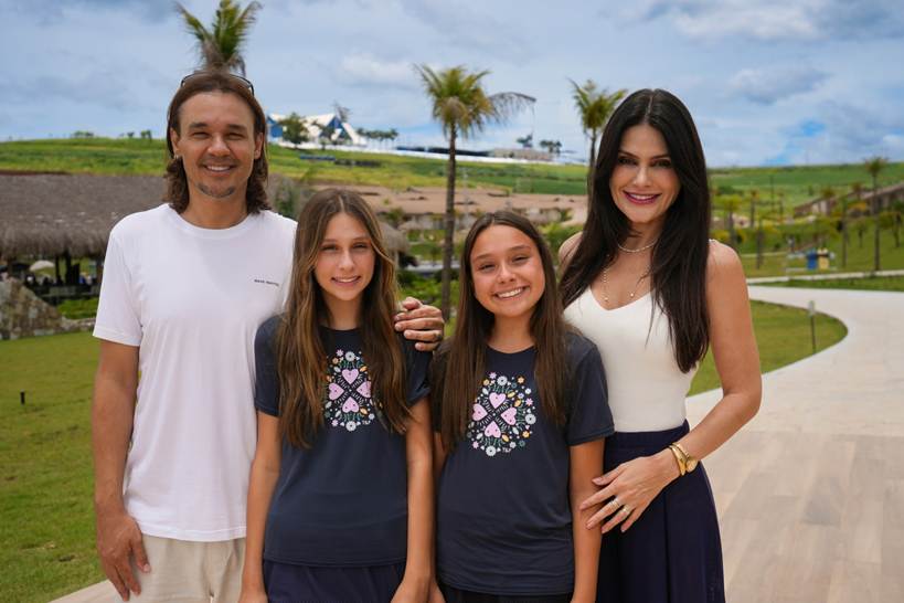 Natália Guimarães curte viagem em família - Foto: Morro dos Anjos Resort