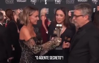 Entrega de troféu do Critics Choice para 'O Agente Secreto' repercute mal nas redes