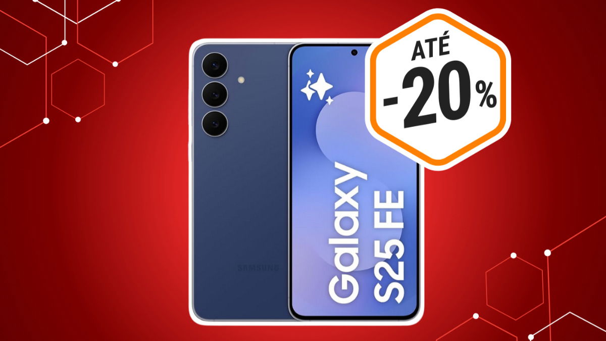 O Samsung Galaxy S25 FE está ao preço da chuva neste fim de ano!