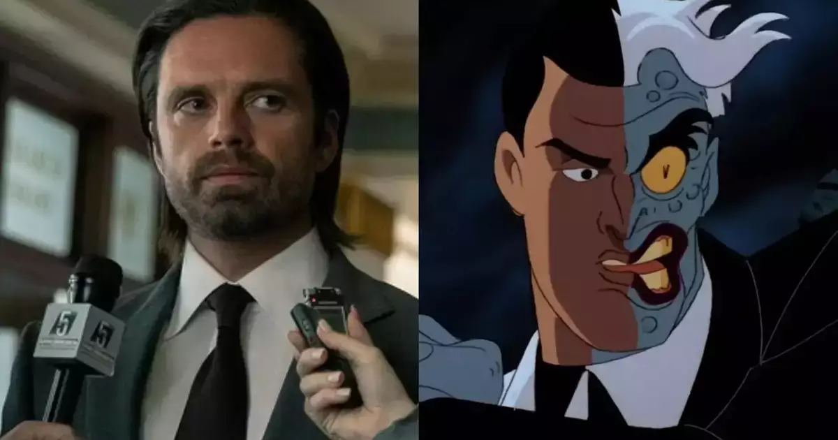 Batman 2 | Estilista de posta foto de Sebastian Stan como Duas-Caras