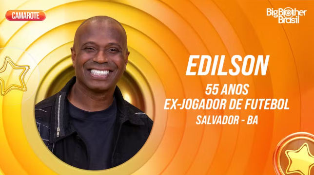 Edílson entra no Big Brother Brasil
