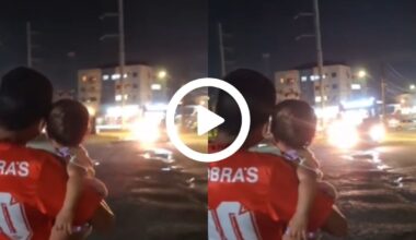 Família emociona ao passar a virada com o pai motorista