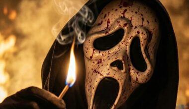 Ghostface vai QUEIMAR TUDO em novo banner de ‘Pânico 7’