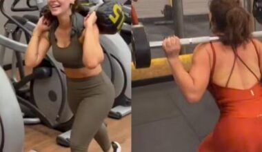 Paolla Oliveira na academia